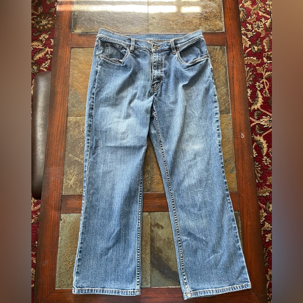 LL Bean Jeans Womens Size 8 Petite Denim Blue Mid Rise